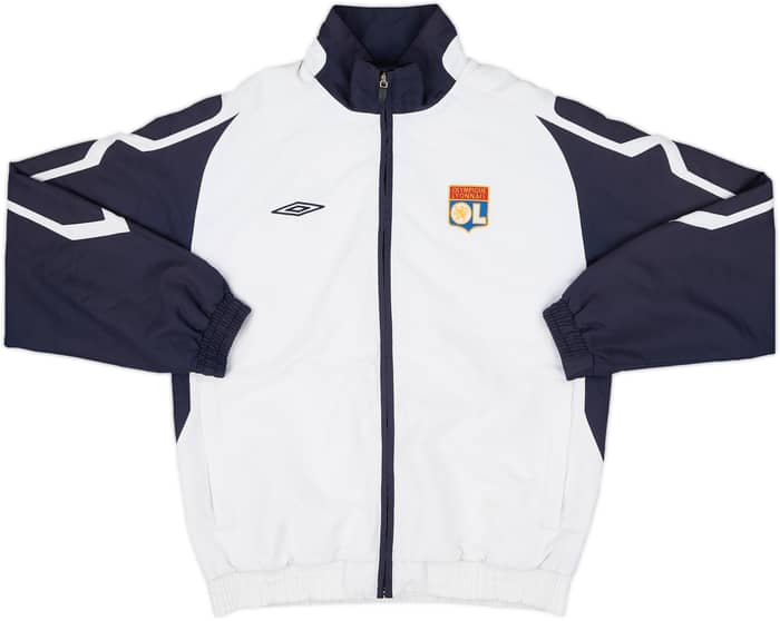 2007-08 Lyon Umbro Track Jacket - 7/10 - (L.Boys)