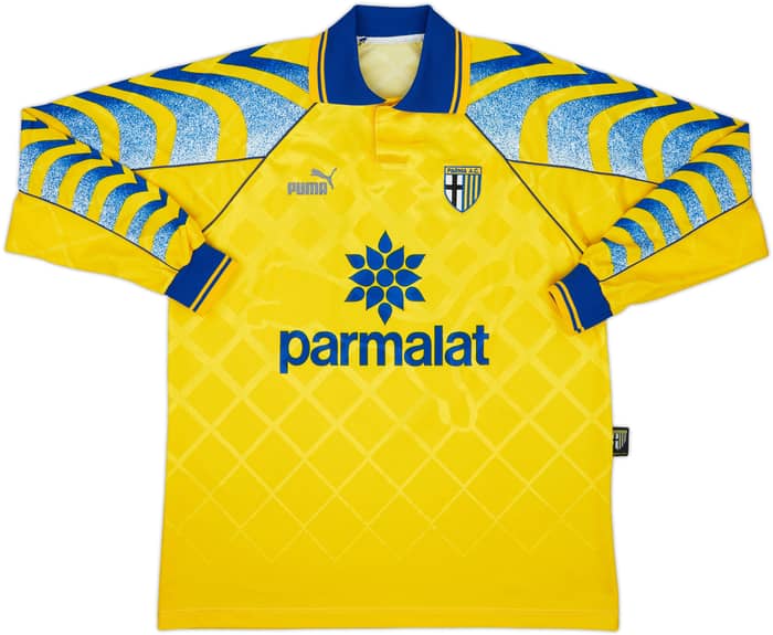 1995-96 Parma Third L/S Shirt Zola #10 - 8/10 - (L)