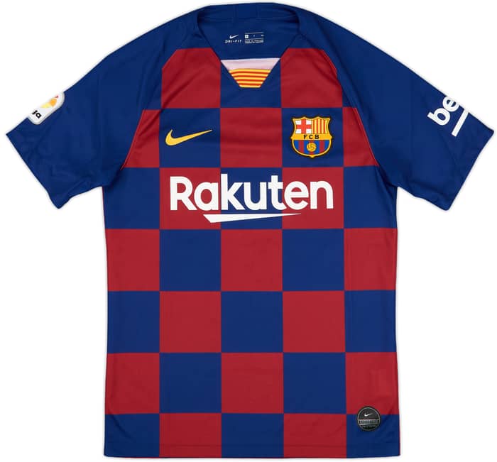2019-20 Barcelona Home Shirt Messi #10 - 9/10 - (S)