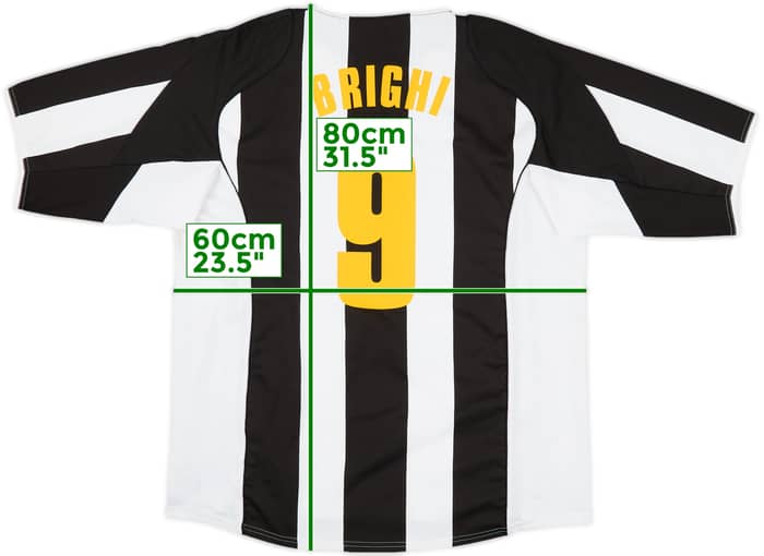 2004-05 Juventus Home Shirt Brighi #9 - 6/10 - (XL)