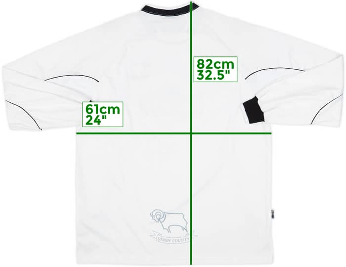 2003-05 Derby County Home L/S Shirt - 8/10 - (XXL)