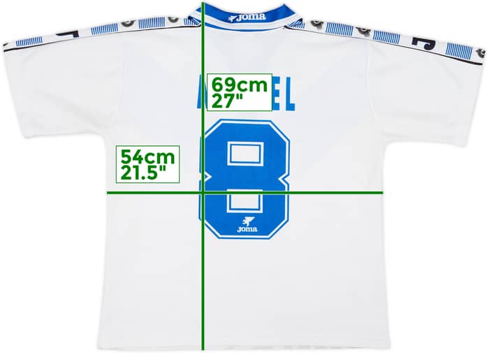 1996-97 Atletico Celaya Home Shirt Michel #8 - 8/10 - (S)