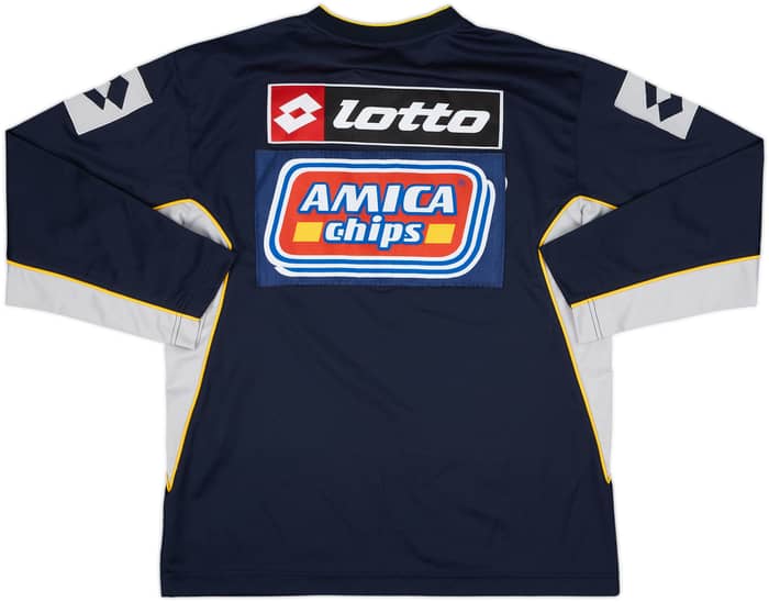 2001-02 Hellas Verona Lotto Sweat Top - 9/10 - (L)