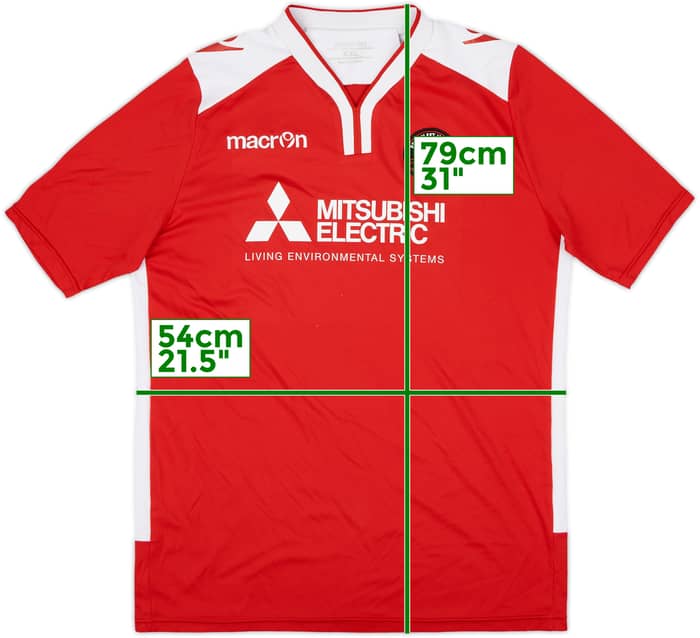 2014-15 Ebbsfleet Home Shirt - 8/10 - (XXL)