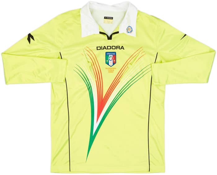 2011-12 Italy Diadora Centenary Referee L/S Shirt - 9/10 - (S)
