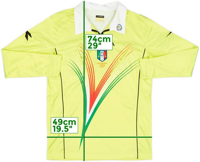 2011-12 Italy Diadora Centenary Referee L/S Shirt - 9/10 - (S)