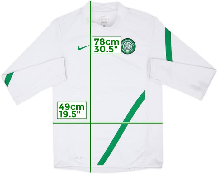2011-12 Celtic Nike Sweat Top - 5/10 - (S)