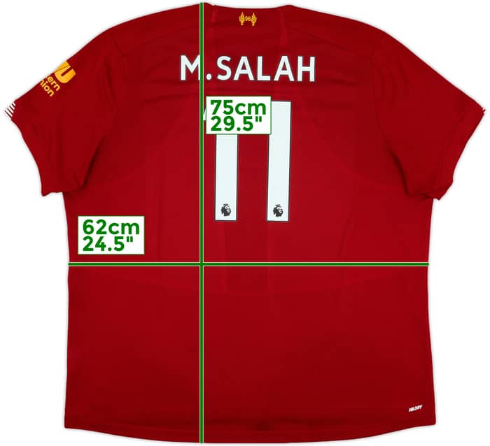2019-20 Liverpool Home Shirt M.Salah #11 - 7/10 - (3XL)