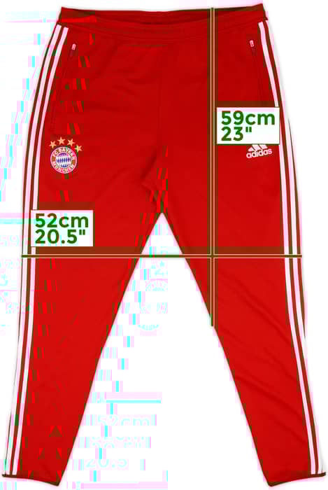 2014-15 Bayern Munich adidas Track Pants/Bottoms - 9/10 - (XL)