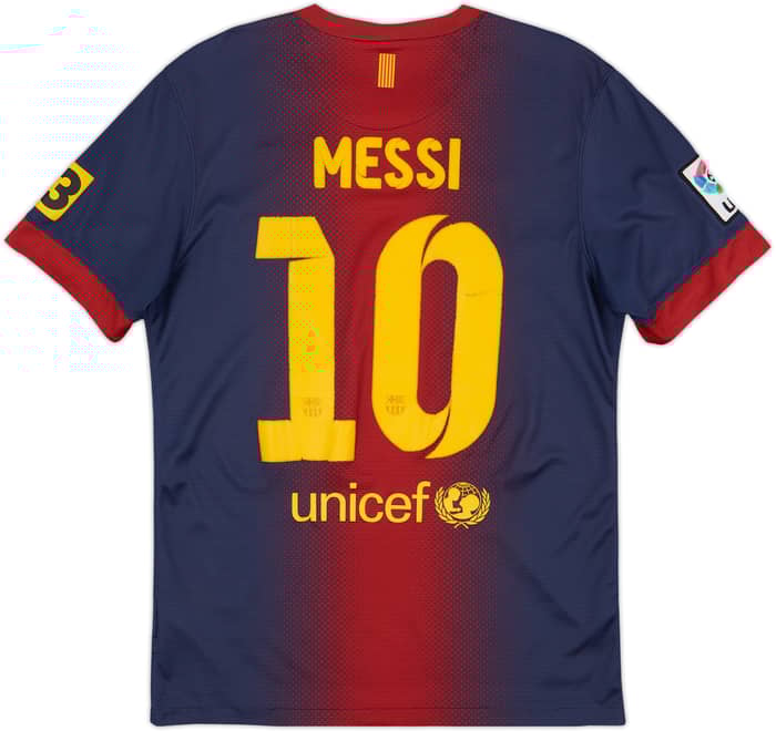 2012-13 Barcelona Home Shirt Messi #10 - 6/10 - (S)