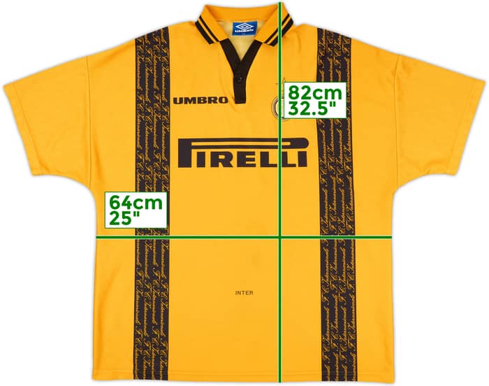 1996-97 Inter Milan Third Shirt #3 - 5/10 - (XXL)