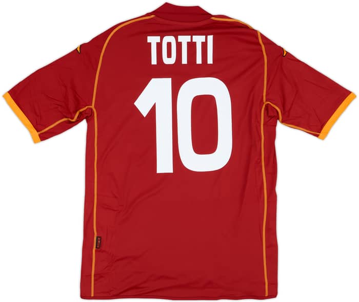 2008-09 Roma Home Shirt Totti #10 (XL)