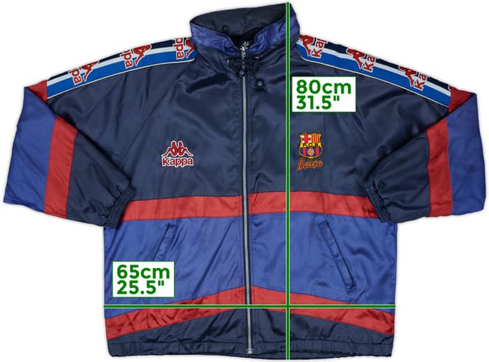 1995-97 Barcelona Kappa Track Jacket - 8/10 - (L)