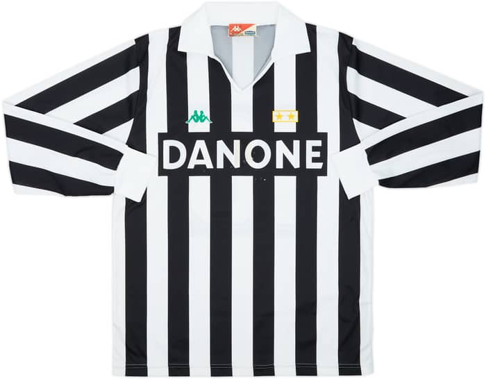 1992-94 Juventus Basic Home L/S Shirt #10 - 7/10 - (L)