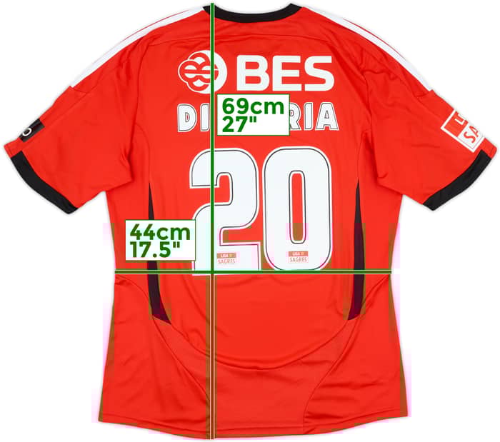 2008-09 Benfica Home Shirt Di Maria #20 - 8/10 - (XL)