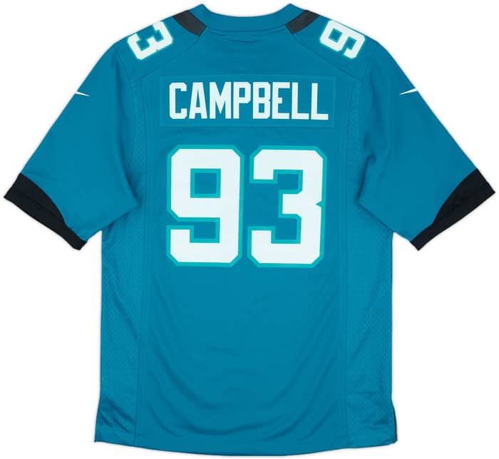 2018-19 Jacksonville Jaguars Campbell #93 Nike Game Home Jersey - 8/10 - (S)