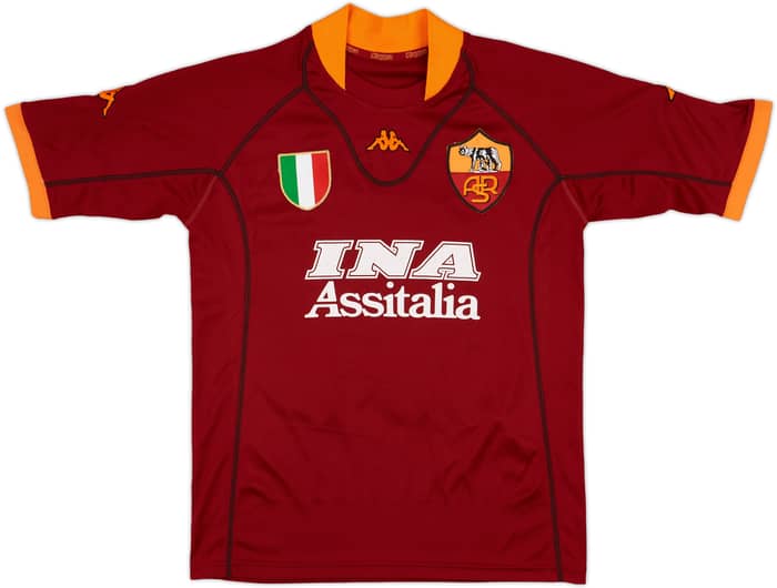 2001-02 Roma Home Shirt Batistuta #20 - 5/10