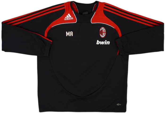 2008-09 AC Milan adidas Staff Issue Sweat Top MA - 8/10 - (L/XL)
