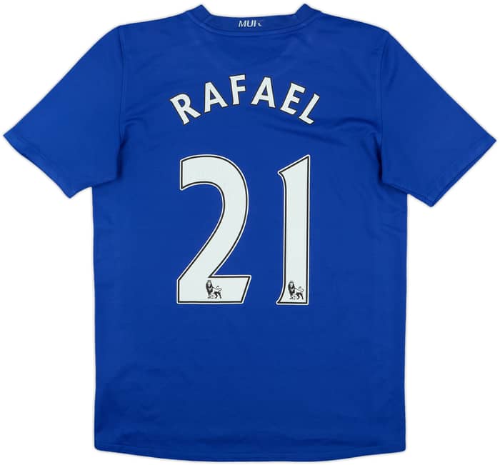 2008-09 Manchester United Third Shirt Rafael #21 - 7/10 - (XL.Boys)