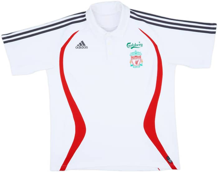 2006-07 Liverpool adidas Polo Shirt - 8/10 - (XL)