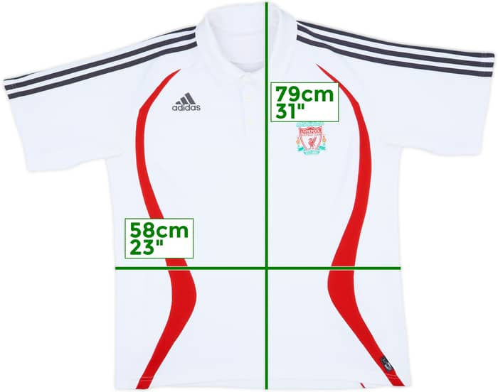 2006-07 Liverpool adidas Polo Shirt - 8/10 - (XL)