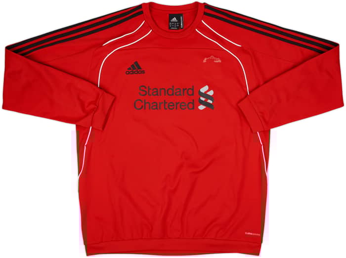 2010-11 Liverpool adidas Sweat Top - 4/10 - (XL)