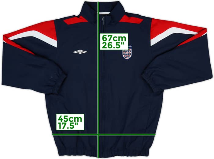 2005-06 England Umbro Track Jacket - 5/10 - (M)