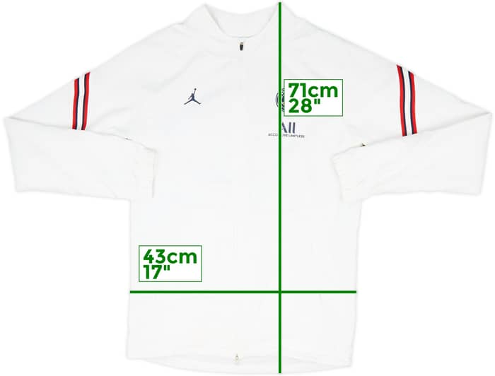 2021-22 Paris Saint-Germain Nike Jordan Track Jacket - 5/10 - (S)