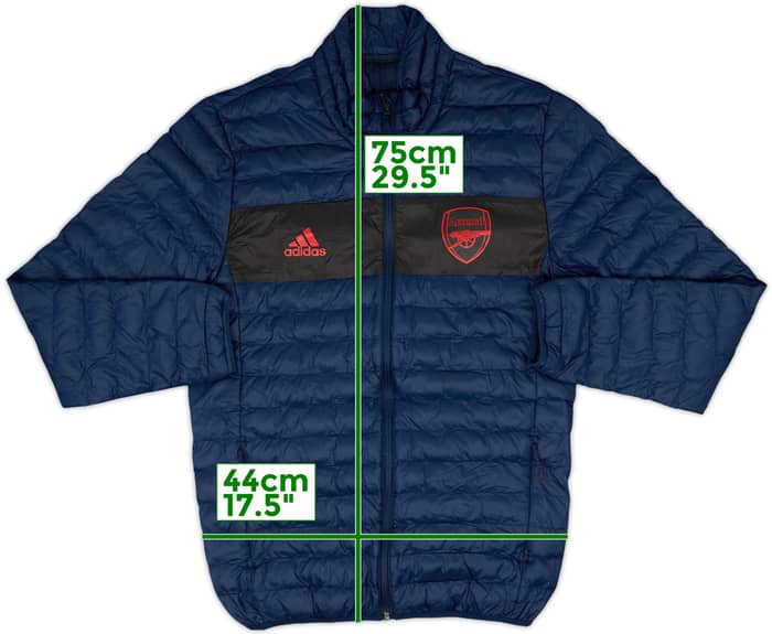 2019-20 Arsenal adidas Padded Bench Coat - 9/10 - (S)