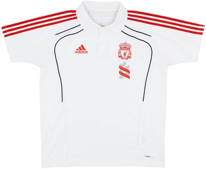 2010-11 Liverpool adidas Polo Shirt - 8/10 - (L)