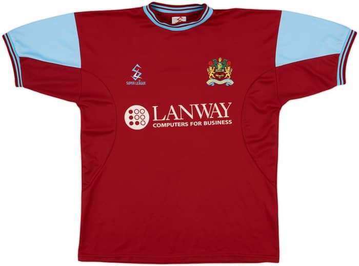 2001-02 Burnley Home Shirt Jo #1 - 7/10 - (M)