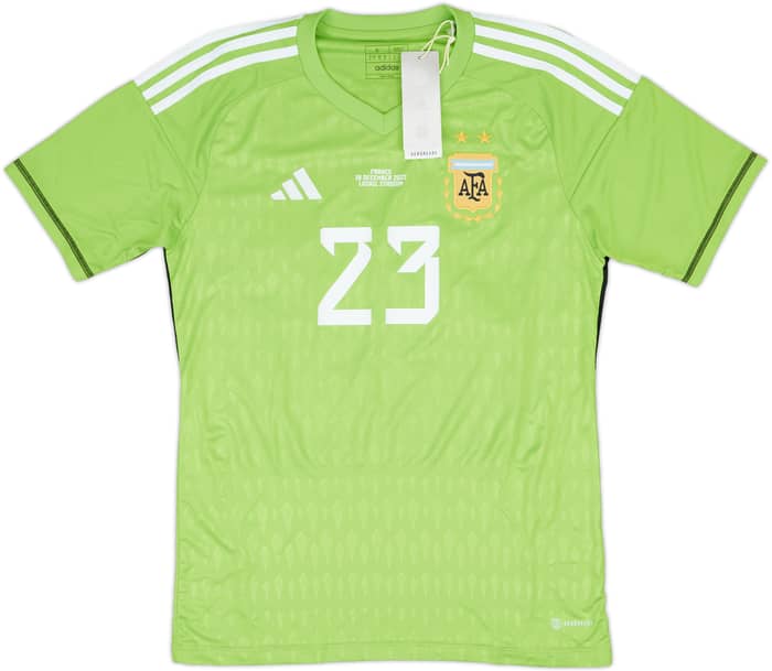 2022-23 Argentina GK 'vs France' Shirt E.Martinez #23 (S)