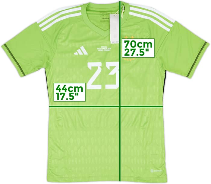 2022-23 Argentina GK 'vs France' Shirt E.Martinez #23 (S)