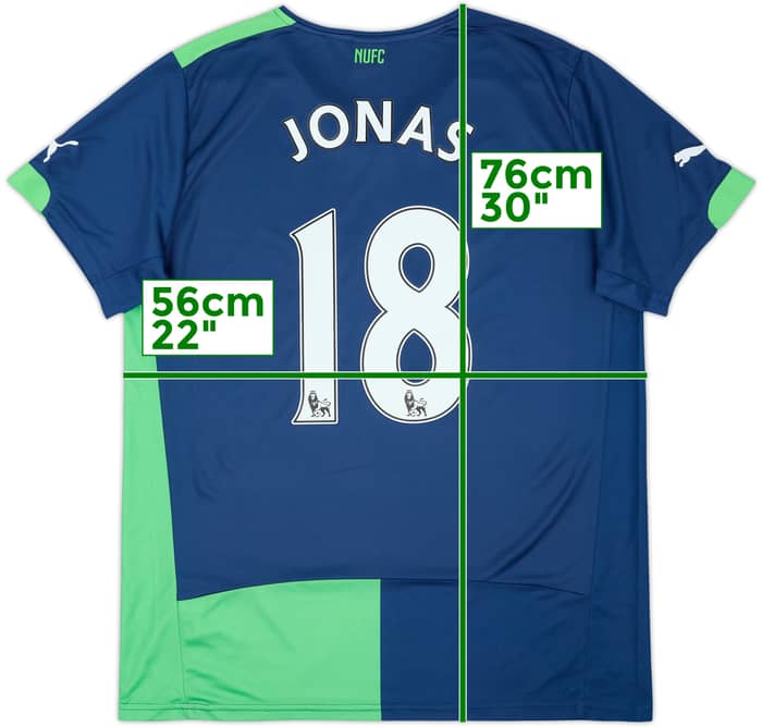 2014-15 Newcastle Away Shirt Jonas #18 - 9/10 - (M)
