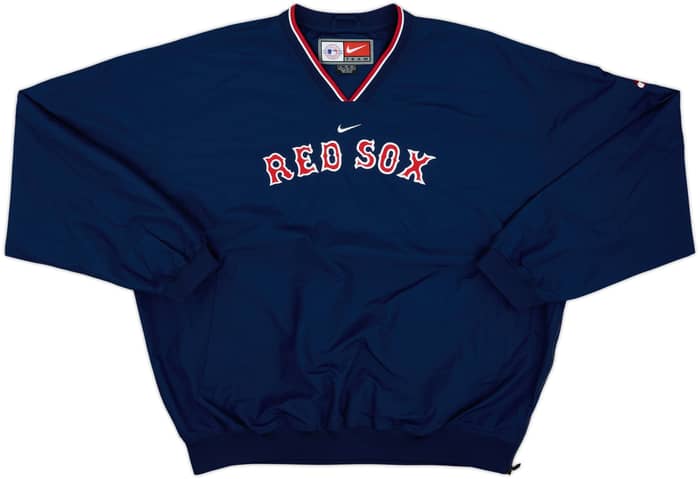 2002 Boston Red Sox Nike Pullover Shell Top - 9/10 - (XL)