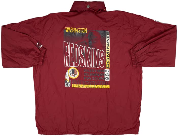 1990s Washington Redskins Campri Teamline Rain Jacket - 9/10 - (XL)