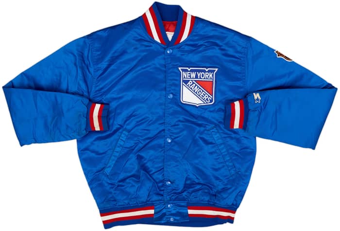 1980s New York Rangers Starter Satin Varsity Jacket - 7/10 - (M)
