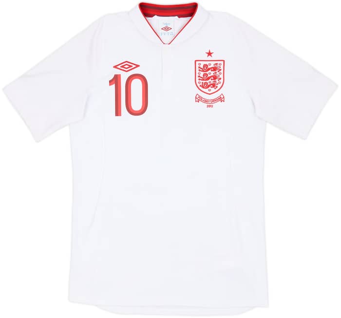 2012-13 England 'Poland/Ukraine' Home Shirt Rooney #10 - 10/10 - (M)
