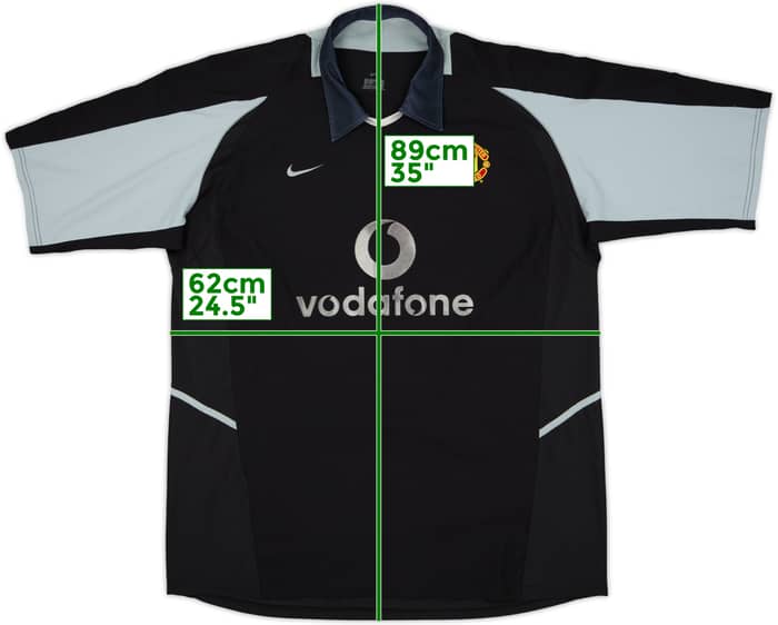 2002-04 Manchester United GK S/S Shirt - 4/10 - (XXL)