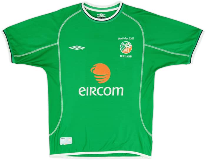 2001-03 Ireland Home Shirt Keane #6 - 6/10 - (L)