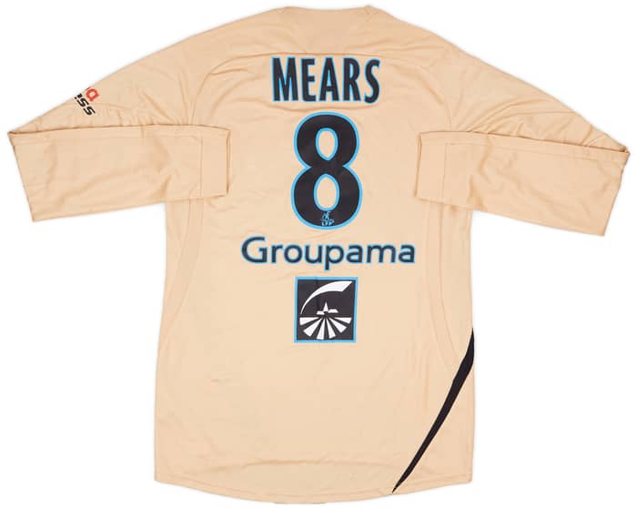 2008-09 Olympique de Marsella Versión Jugador Tercera M/L Camiseta Mears #8