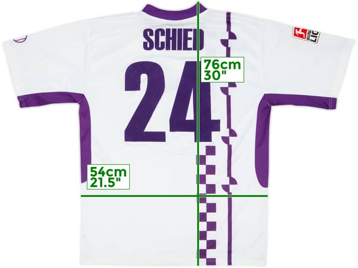 2003-04 VFL Osnabruck Match Issue Away Shirt Schied #24