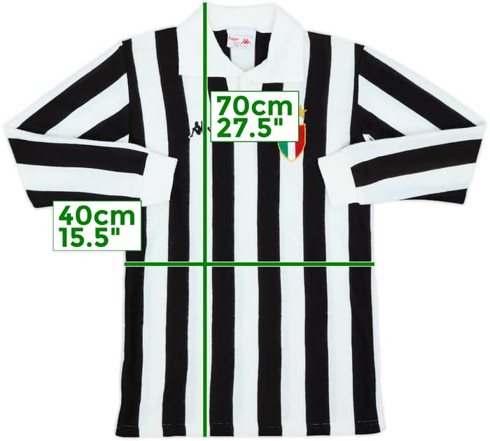 1982-83 Juventus Home L/S Shirt - 9/10 - (S)