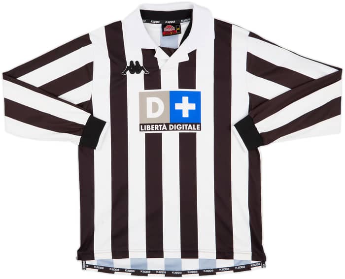 1998-99 Juventus Home L/S Shirt Zidane #21 - 7/10 - (S)