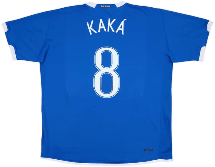 2006-07 Brazil Away Shirt Kaka #8 - 8/10 - (XXL)