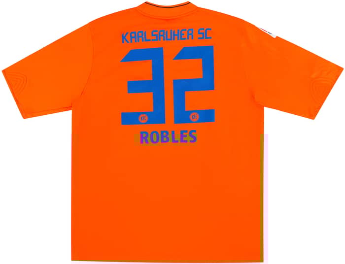 2010-11 Karlsruhe Match Issue GK Shirt Robles #32