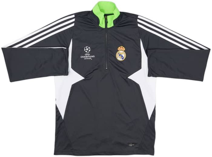 2007-08 Real Madrid adidas CL 1/4 Zip Drill Top - 7/10 - (S)