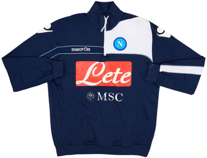 2011-12 Napoli Macron 1/4 Zip Drill Top - 5/10 - (XL)