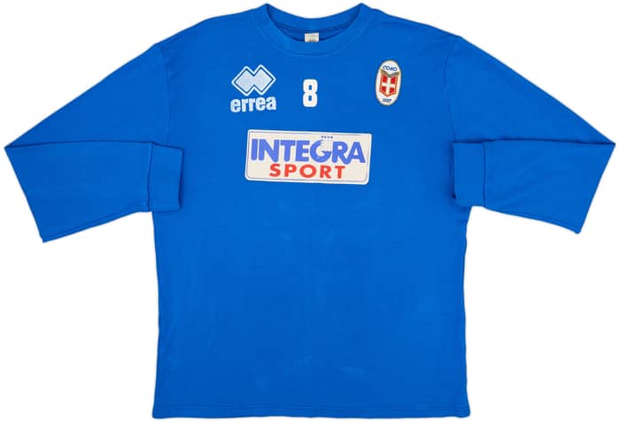 2003-04 Como Player Issue Errea Sweat Top #8 - 5/10 - (XL)