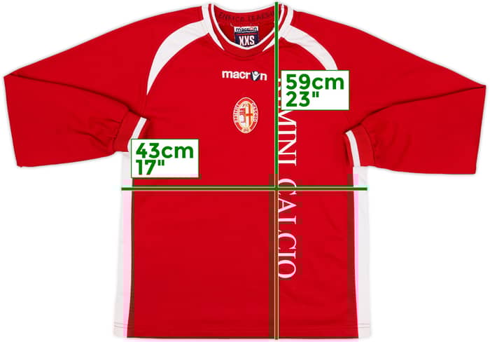 2006-07 Rimini Macron Training L/S Shirt - 7/10 - (XXS)